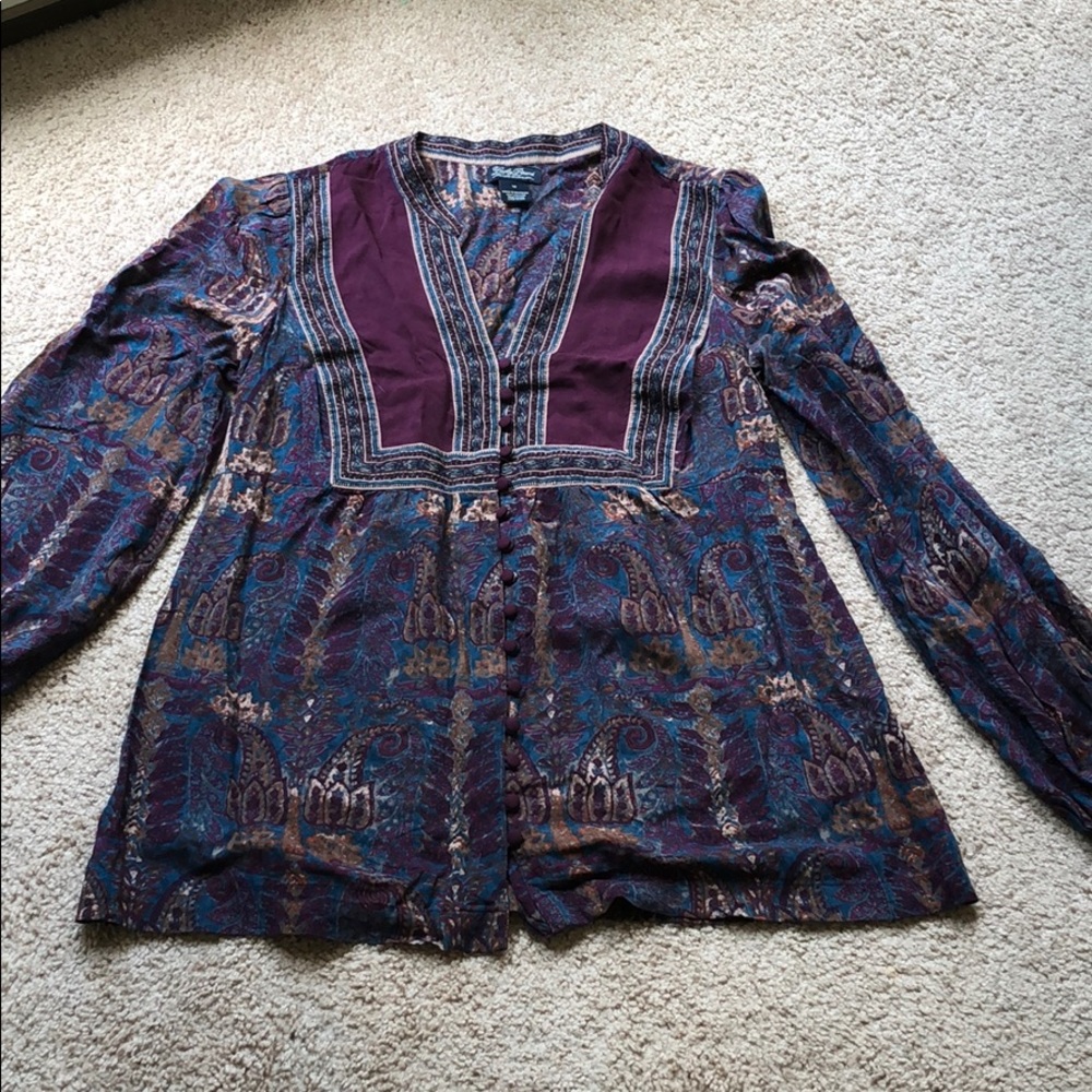 Lucky Brand Boho Top M